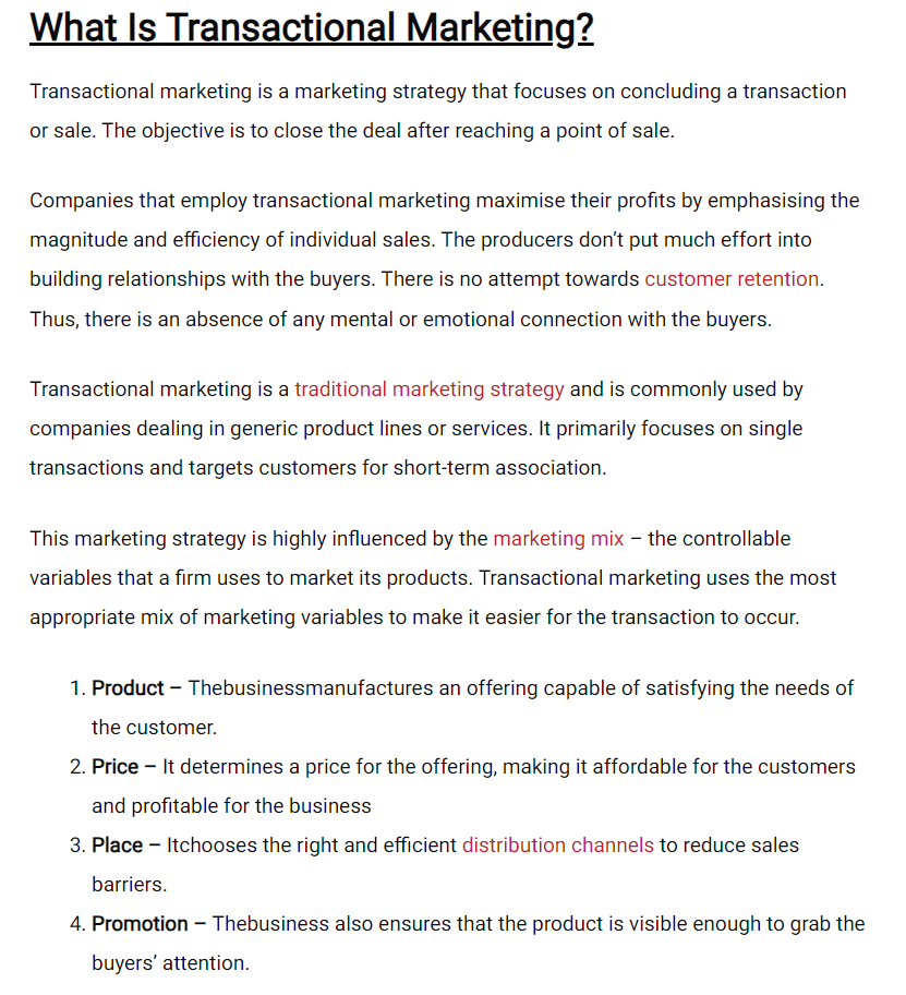 Marketing transakcyjny – co to jest i czy warto?
