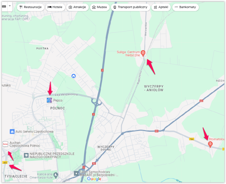 Tajemnice Google Maps – co oznaczają symbole i znaki na mapie | Semcore