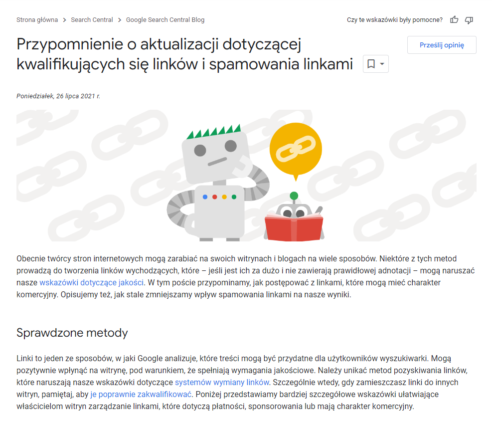 Treści o dużej liczbie linków afiliacyjnych – czy są przyjazne Google?