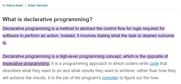 Czym jest programowanie deklaratywne? Przykłady zastosowań