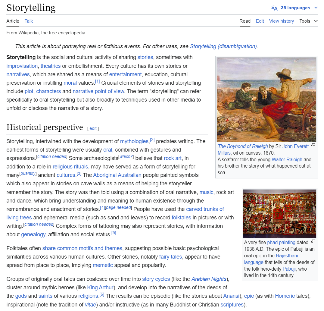 Storytelling SEO