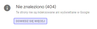 GSC - nie znaleziono (404)