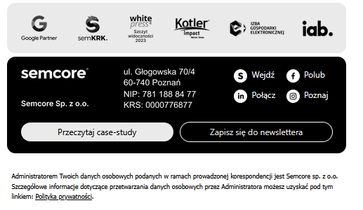 Jak zaprojektować profesjonalną stopkę mailową?