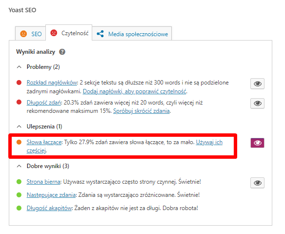 Czym są słowa łączące (linking words) w SEO? Lista i przykłady zastosowań.