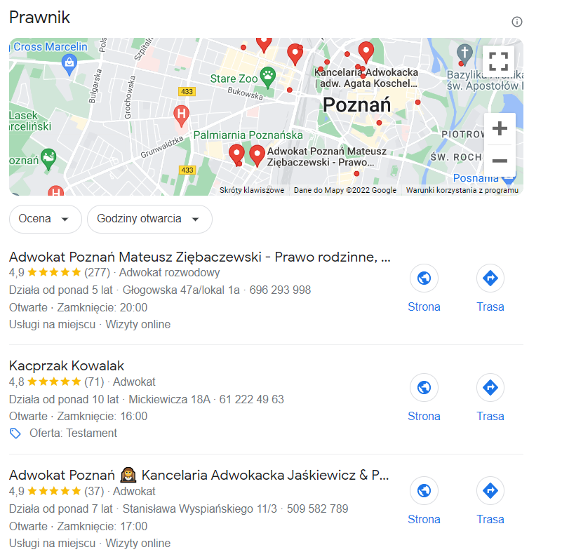 Pozycjonowanie kancelarii prawniczej i adwokata