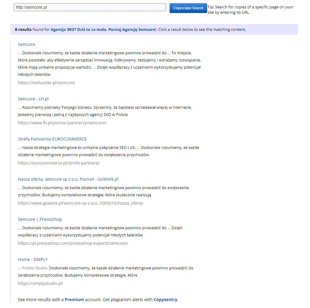 "Strona wykryta – obecnie nie zindeksowana" – co to znaczy?