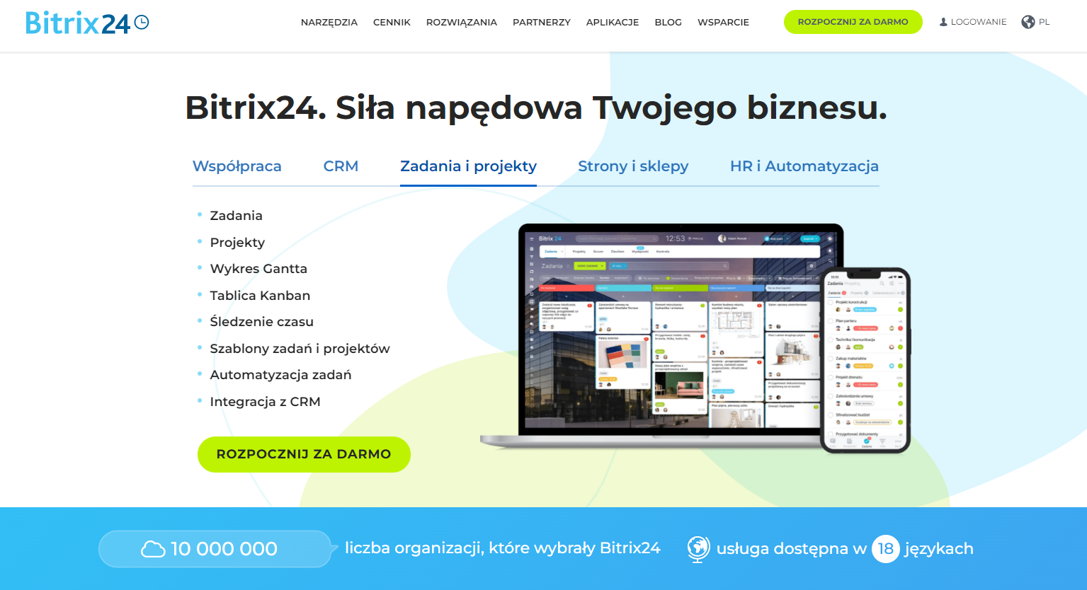 Programy do zarządzania projektami - Ranking