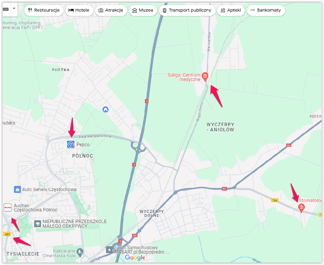 Tajemnice Google Maps – co oznaczają symbole i znaki na mapie
