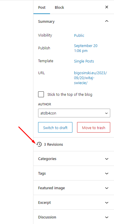 Jak cofnąć zmiany w WordPress?