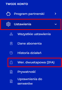 Uwierzytelnienie dwuskładnikowe strony internetowej