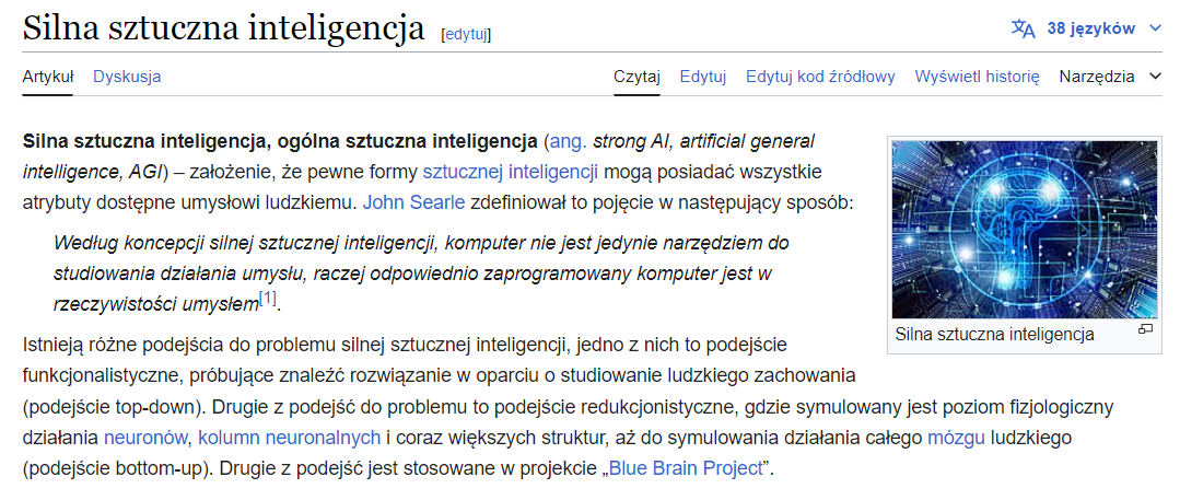 Jakie są rodzaje sztucznej inteligencji?