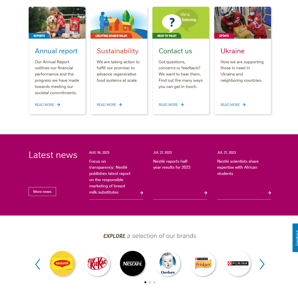 Interfejs użytkownika na stronie internetowej