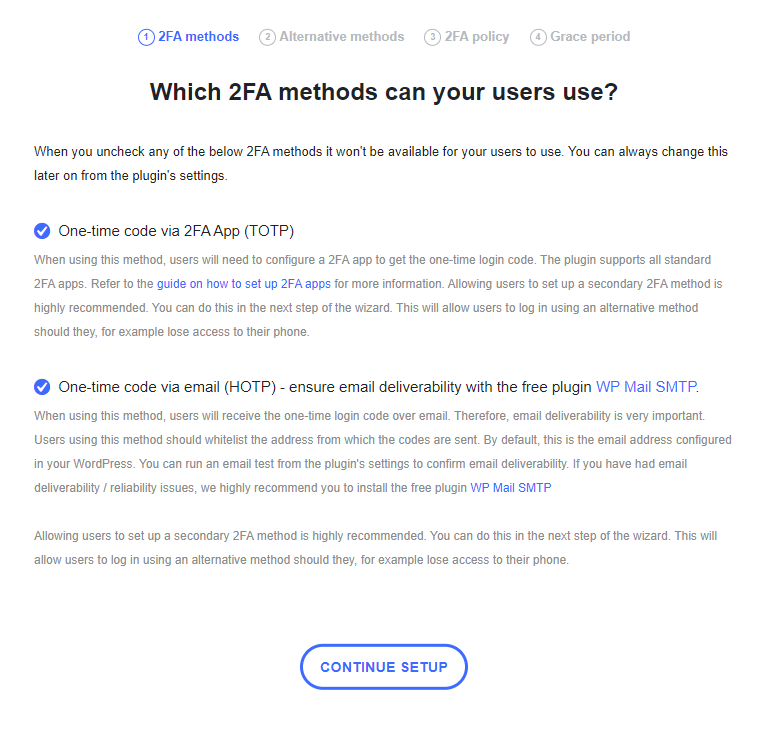 Uwierzytelnienie dwuskładnikowe strony internetowej