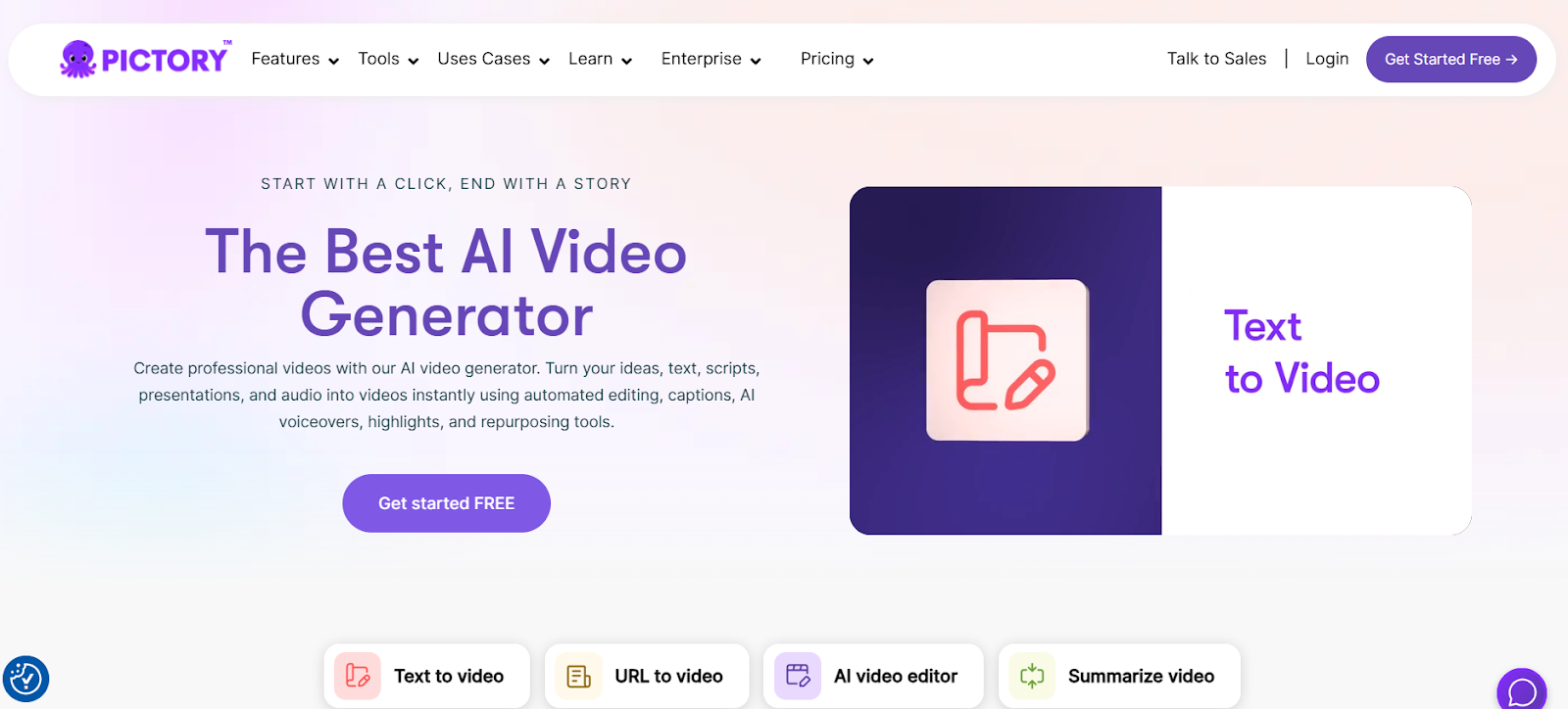 Pictory AI - szybkie tworzenie wideo z tekstu