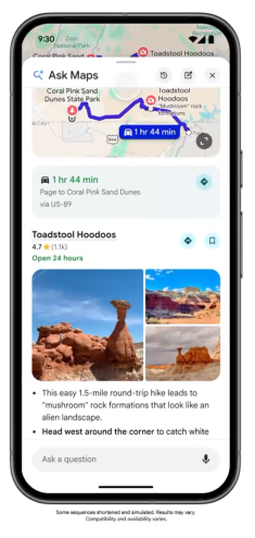 Ask Maps – funkcja Google "Zapytaj mapę", a wyszukiwania lokalnej firmy